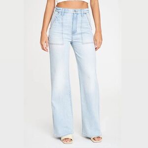 Daze Far Out Utility High Rise Wide Leg - First Sight Vintage